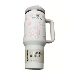 NWT - Stanley 40oz Quencher Tumbler – Hello Kitty White/Pink